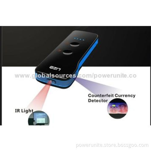 5,200mAh Power Banks with IR Light SOS Alarm and LED Lamp